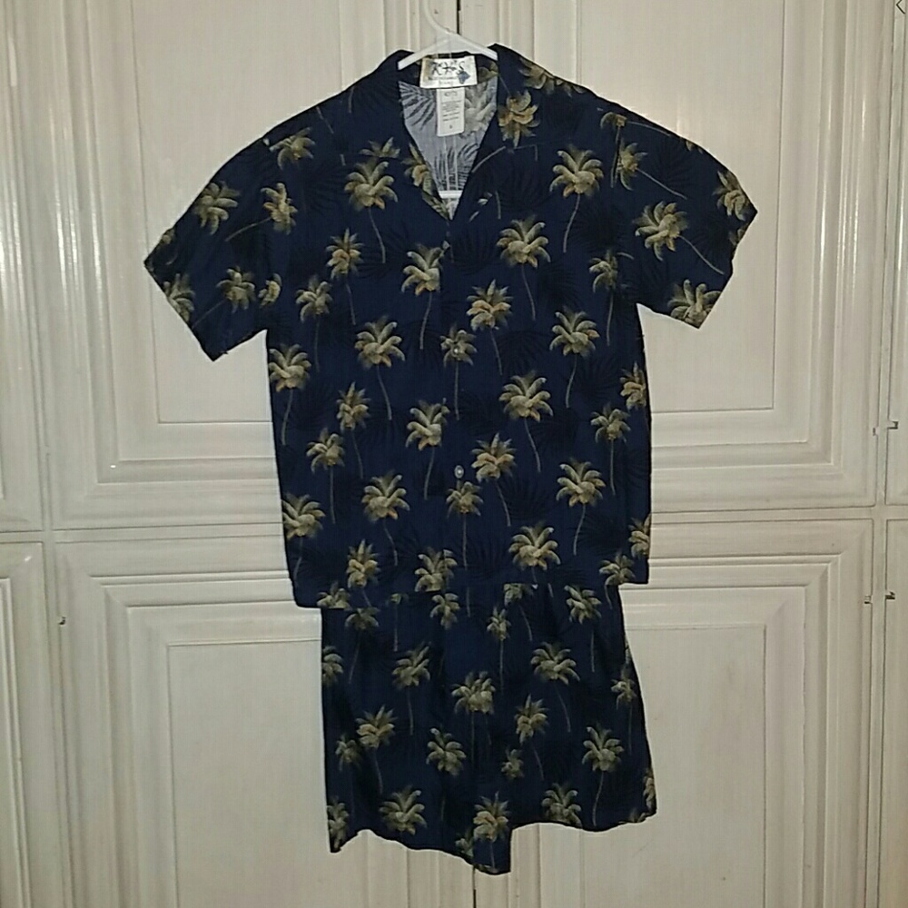 Hawaiian Shirt and Shorts set